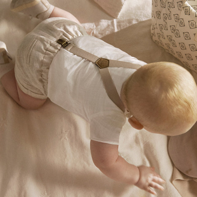 Linen Suspenders Set