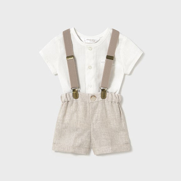 Linen Suspenders Set