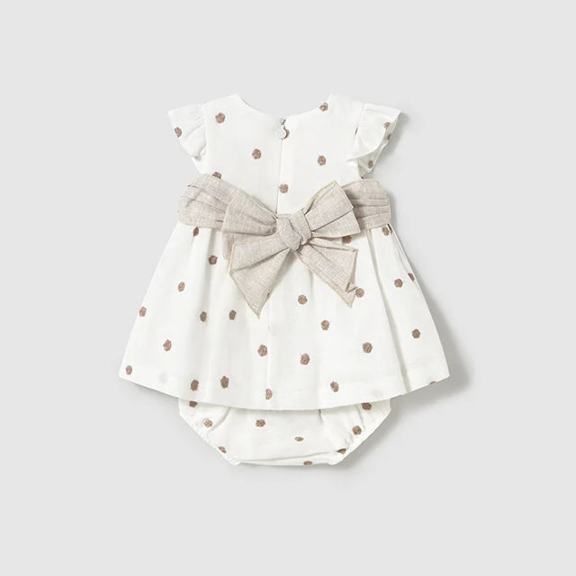 Polka Dots Linen Dress