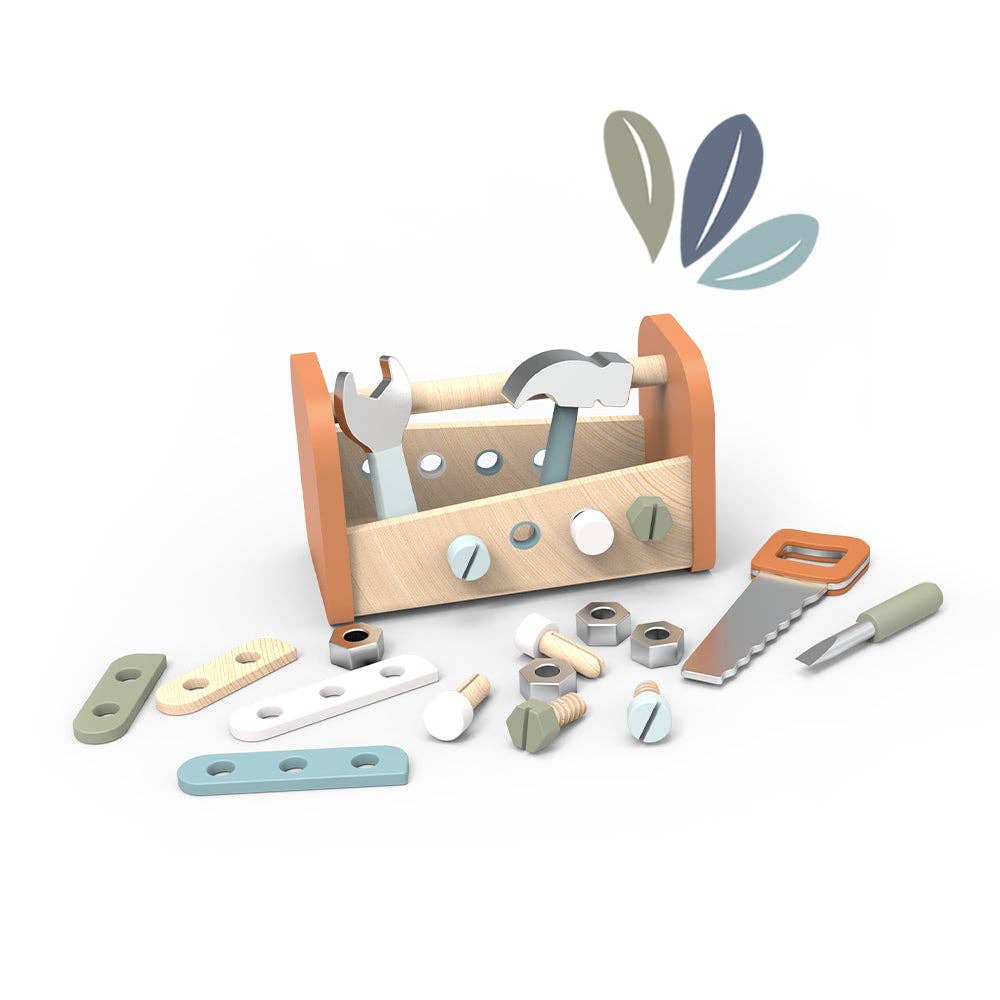 2-in-1 Wooden Tool Box Workbench