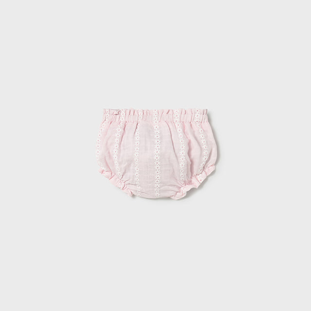 Baby Girl 3-Piece Scalloped Tricot Cardigan Set