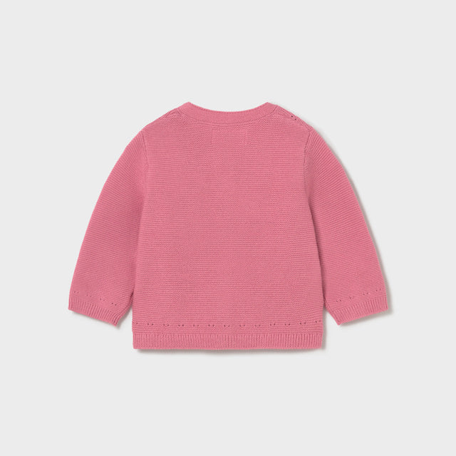 Baby Girl Pomegranate Knitted Cardigan