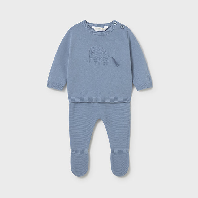 Baby Boy Knit Sweater & Leggings Set