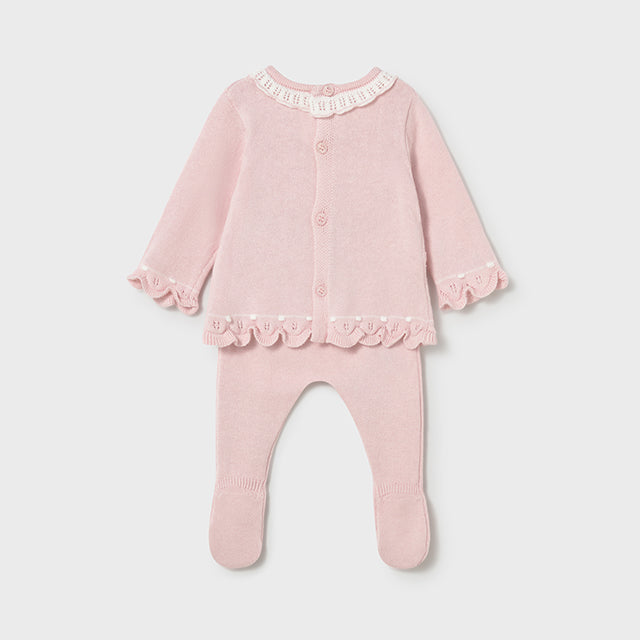 Baby Girl 2-Piece Crystal Knit Sweater Set