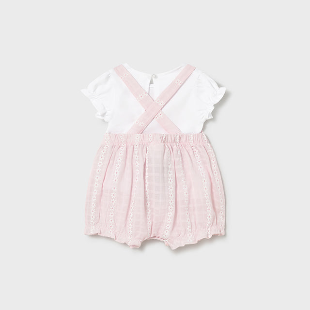 Baby Girl Pink Romper Set