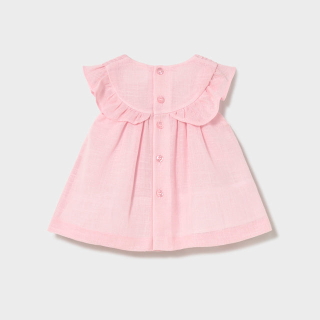Baby Girl Rose Pink Smocked Dress