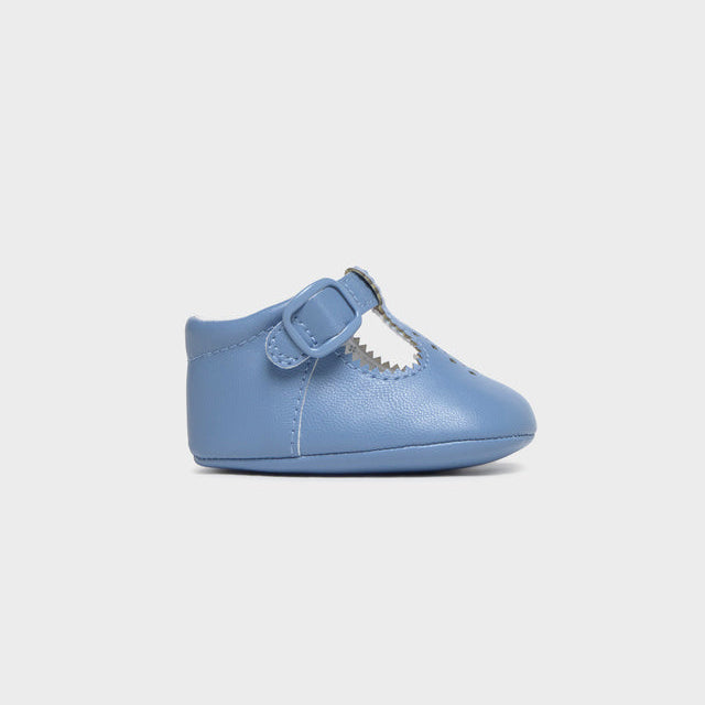 Baby Boy Light Blue T-Bar Shoes