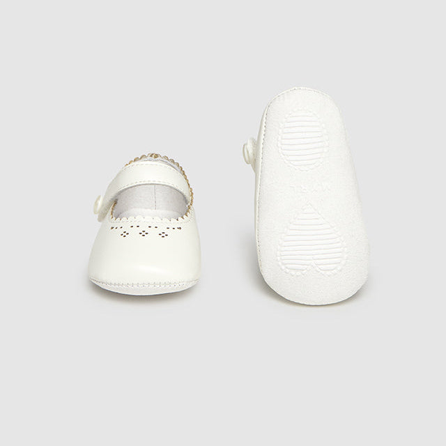 Baby Girl White Mary Jane Dress Shoes