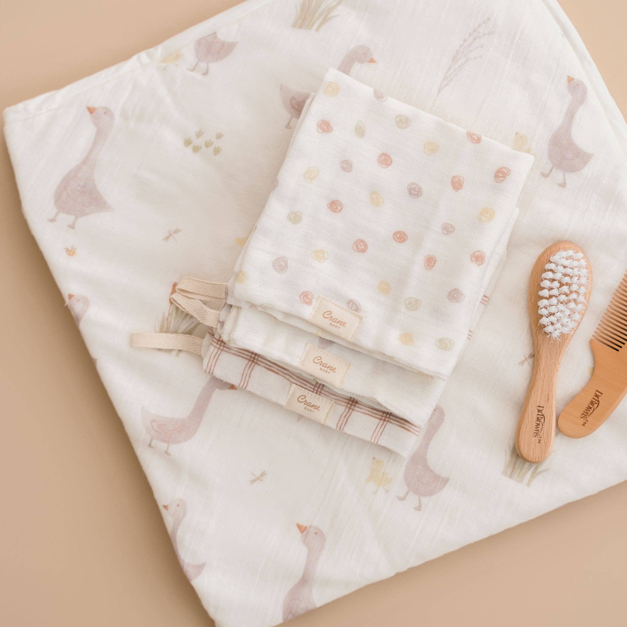 Charlie Farmhouse Goose HT/Wash Cloth Set