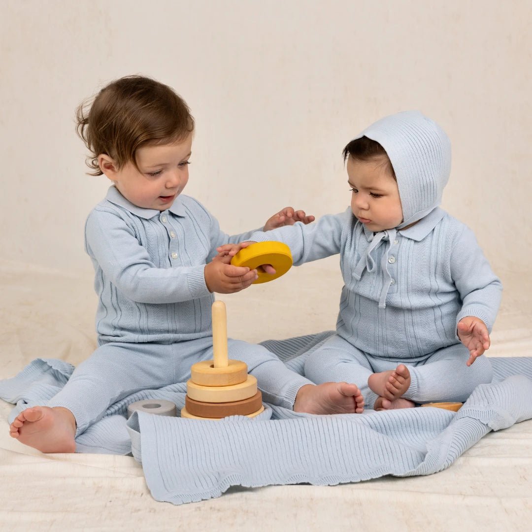Boys Vertical Ribbed Set