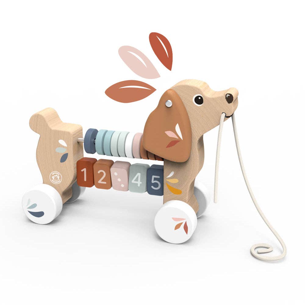 Wooden Puppy Pull Along Toy