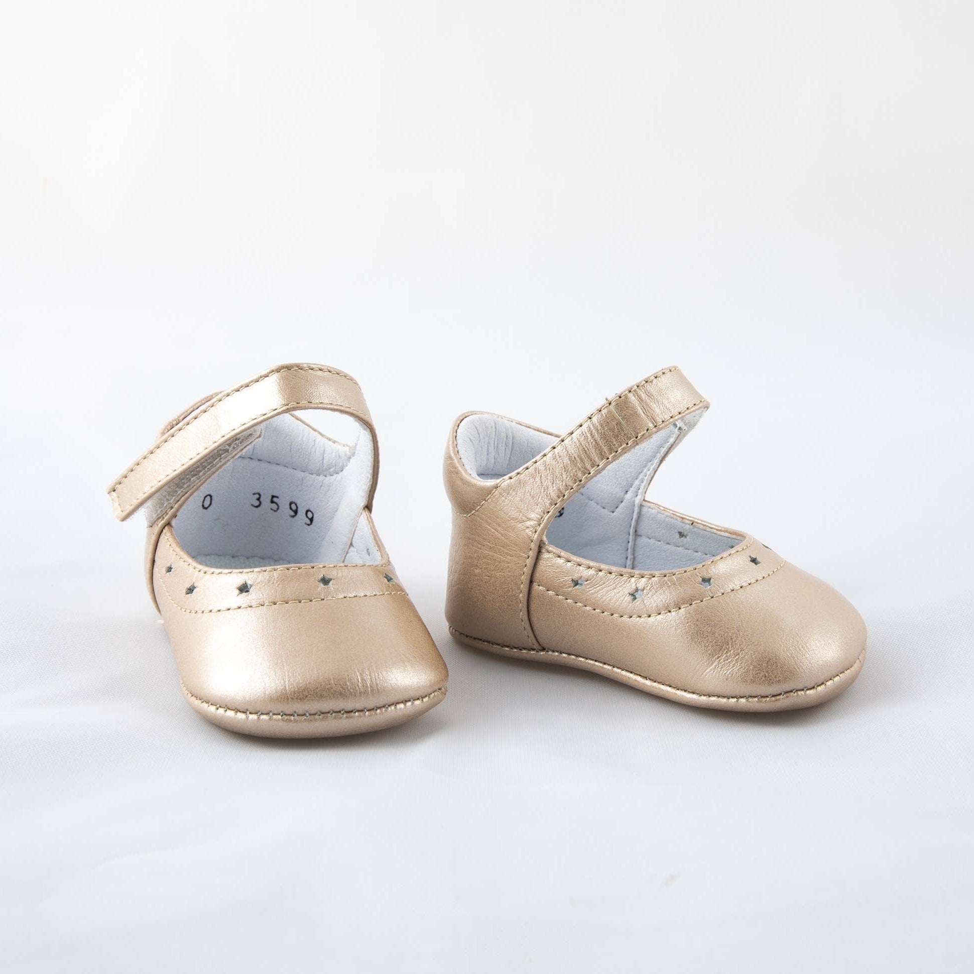 Jewel Girl Pre-Walker Baby Shoes – Gold