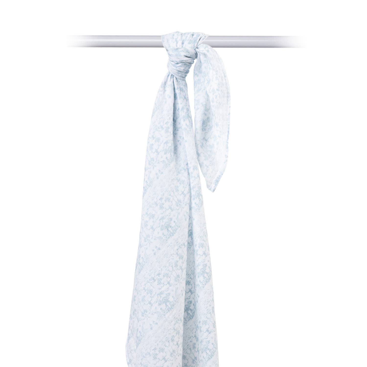 Toile Muslin Baby Swaddle Blanket