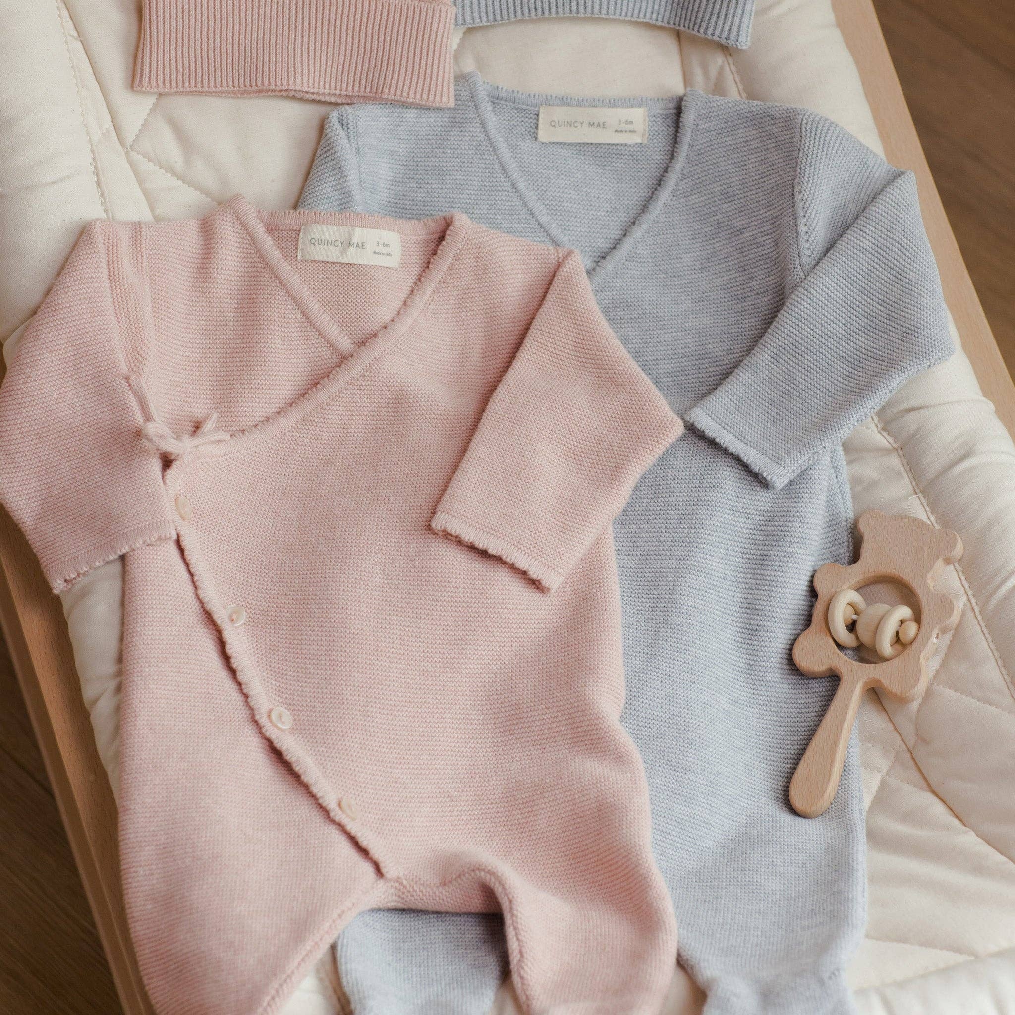 Soft & Cozy Newborn Pink Knit Beanie