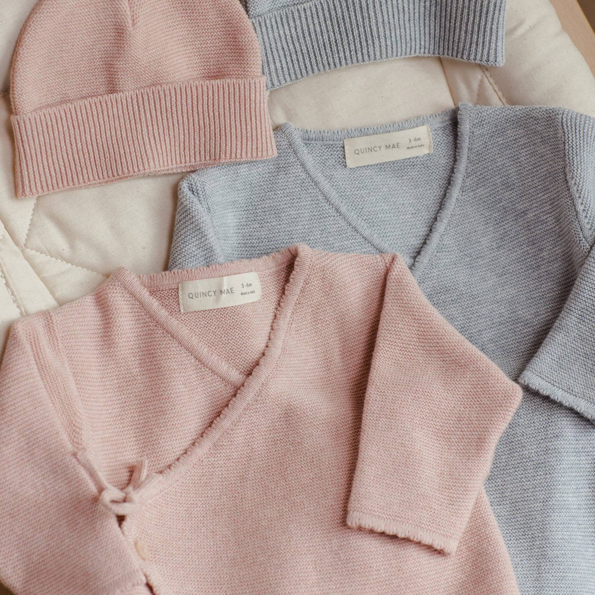 Soft & Cozy Newborn Pink Knit Beanie