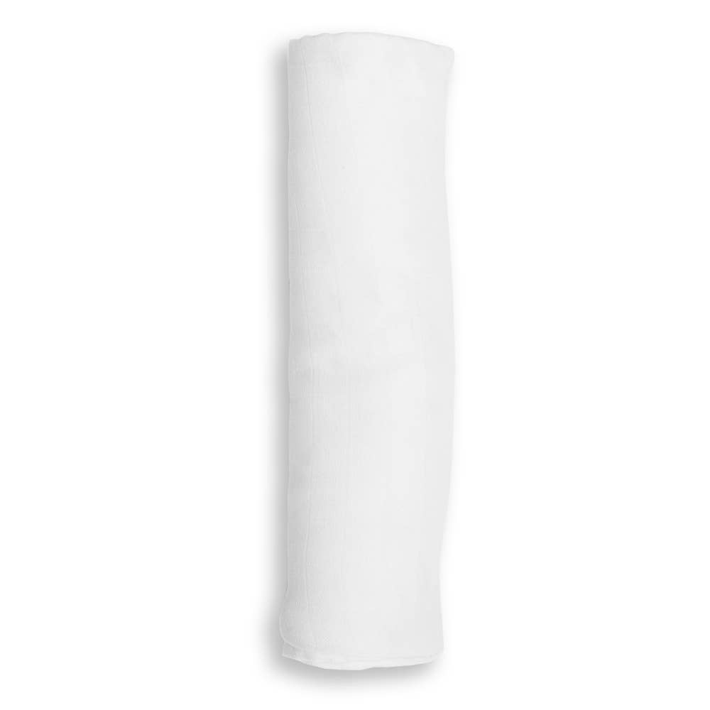 White Muslin Bamboo Swaddle Blanket
