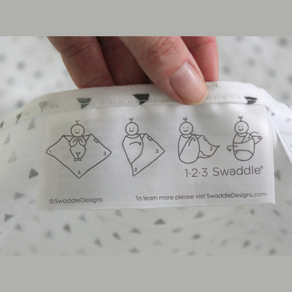 Muslin Swaddle Blankets, Set of 4, Pure White