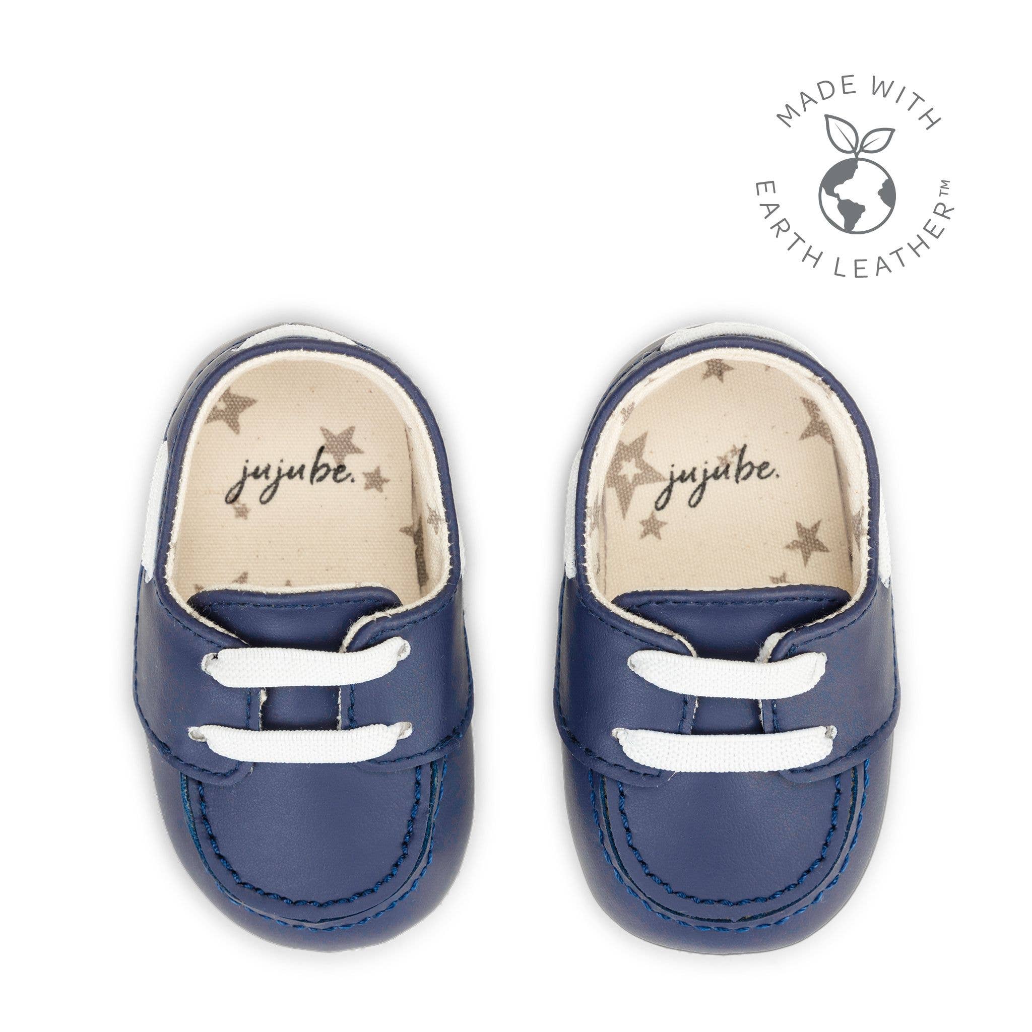 Eco Steps Sailor Blue Baby Boat Shoes