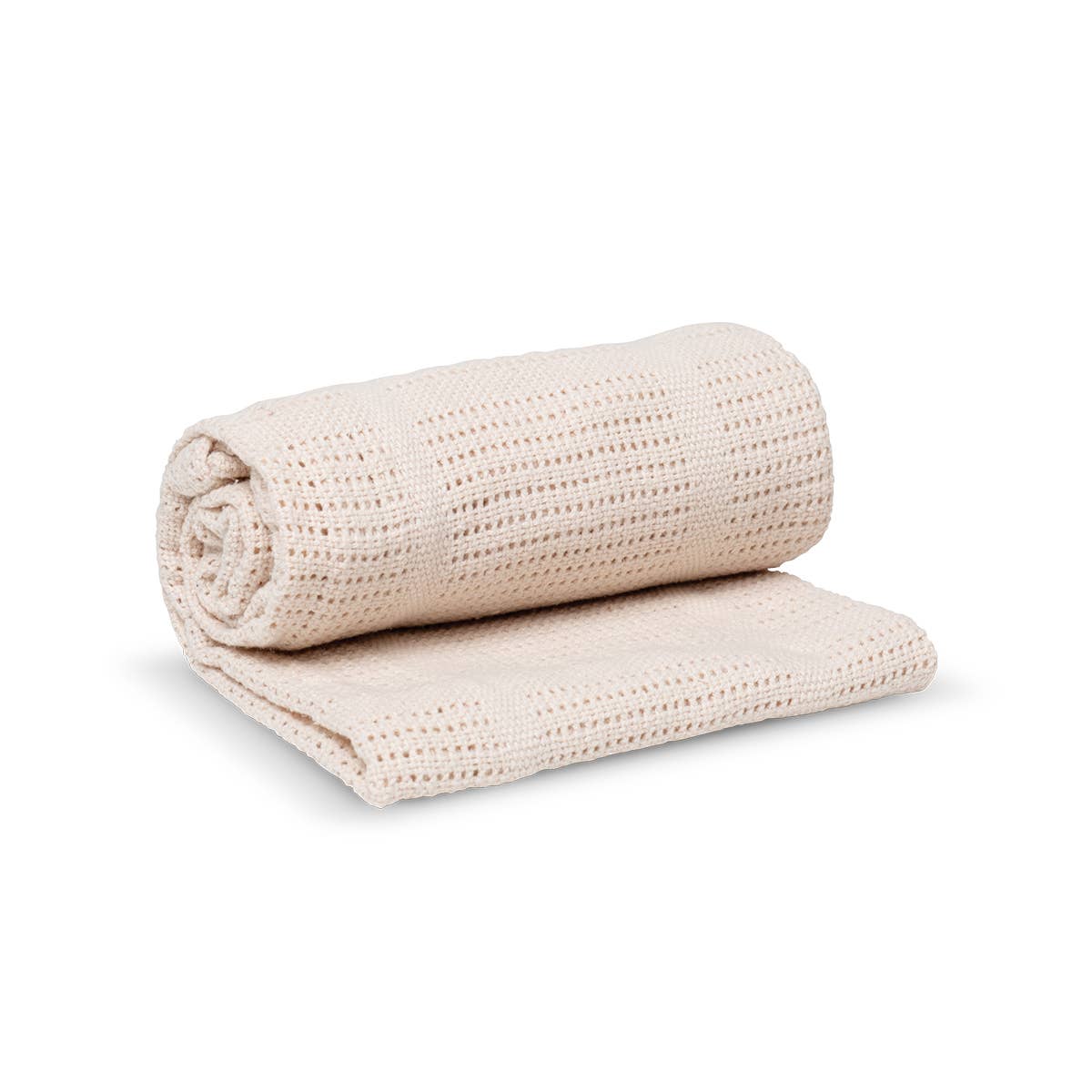 Cellular Cotton Baby Blanket by Lulujo