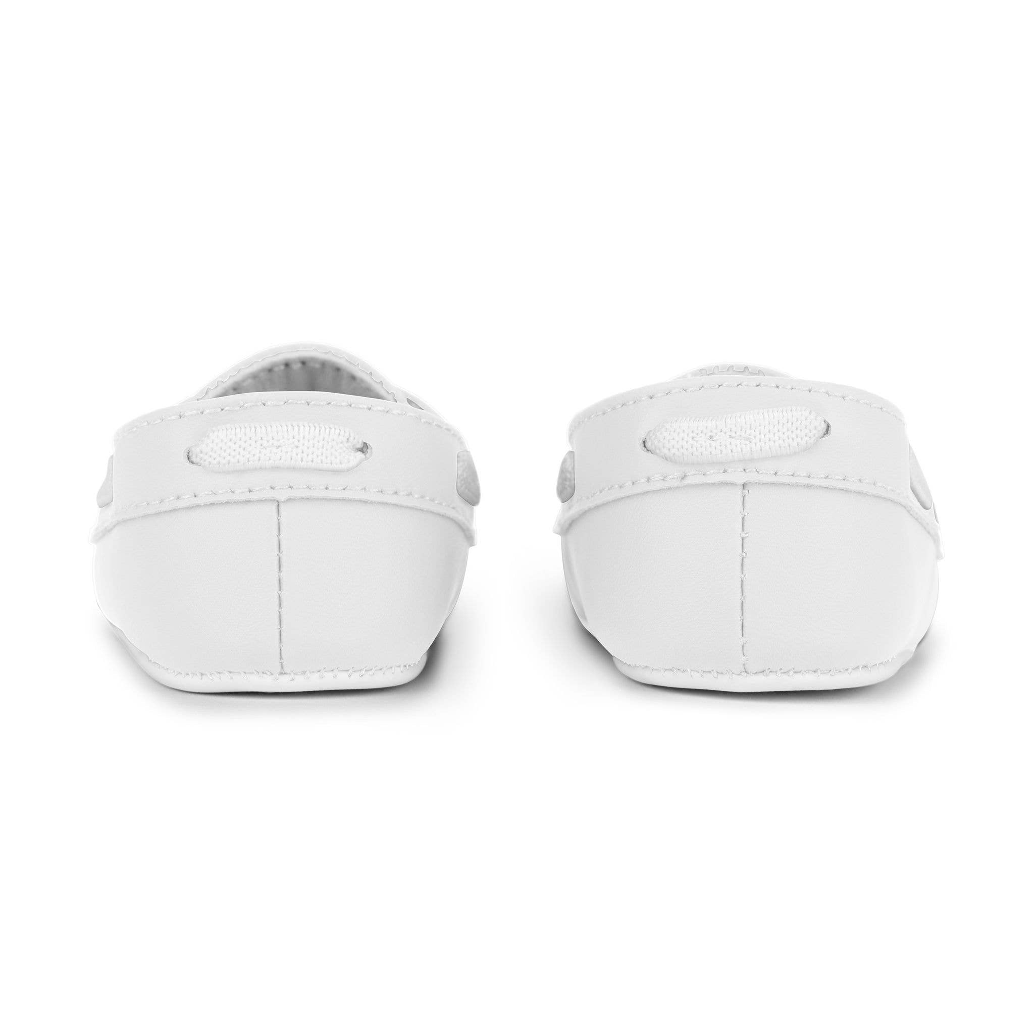 Eco Steps Snowy White Baby Boat Shoes