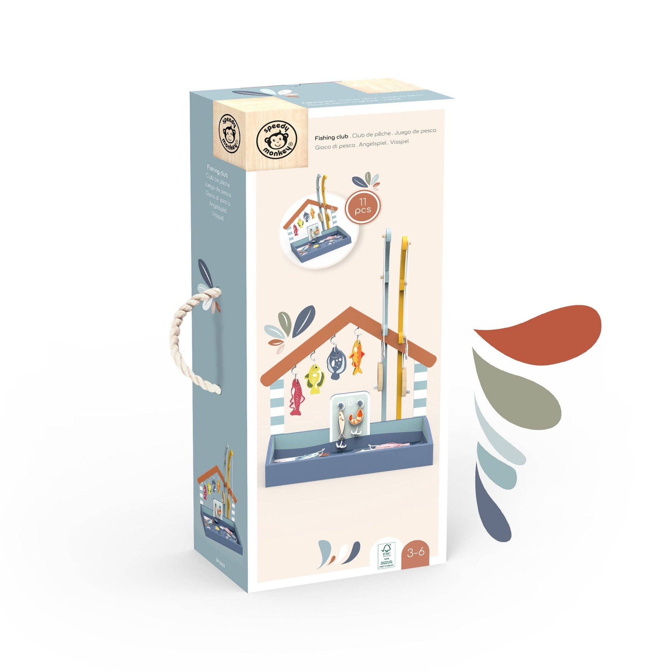 Wooden Fishing Club Set