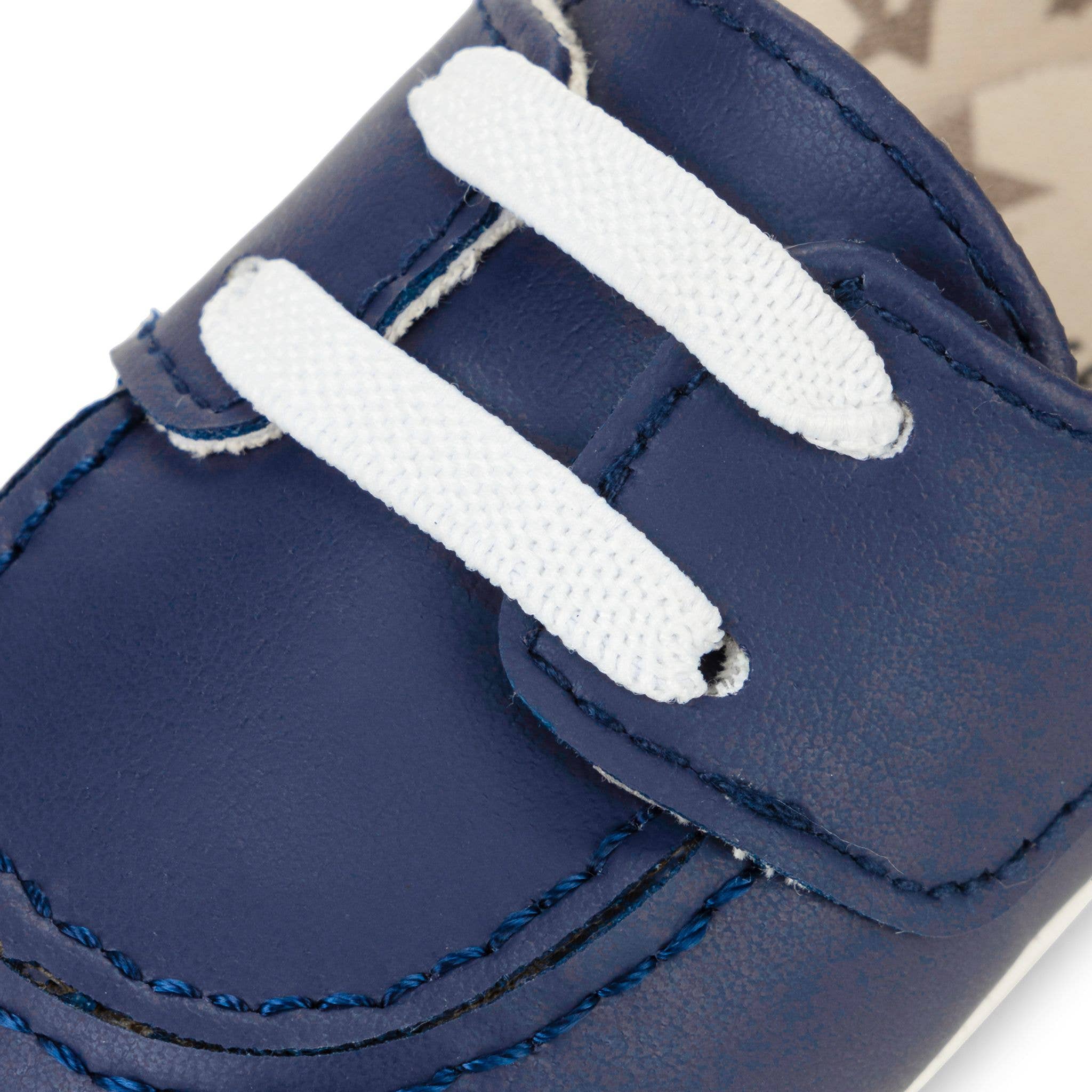 Eco Steps Sailor Blue Baby Boat Shoes