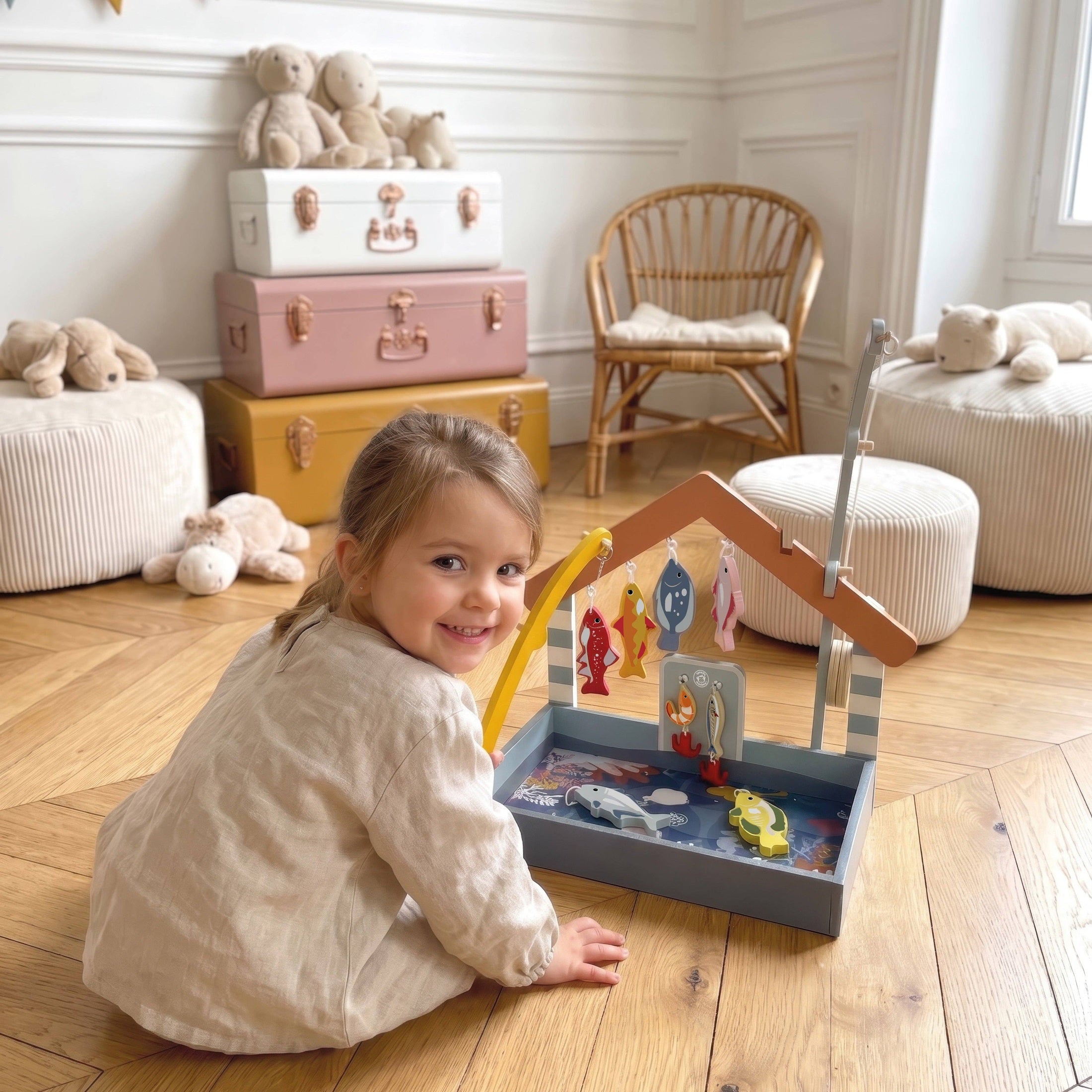 Wooden Fishing Club Set