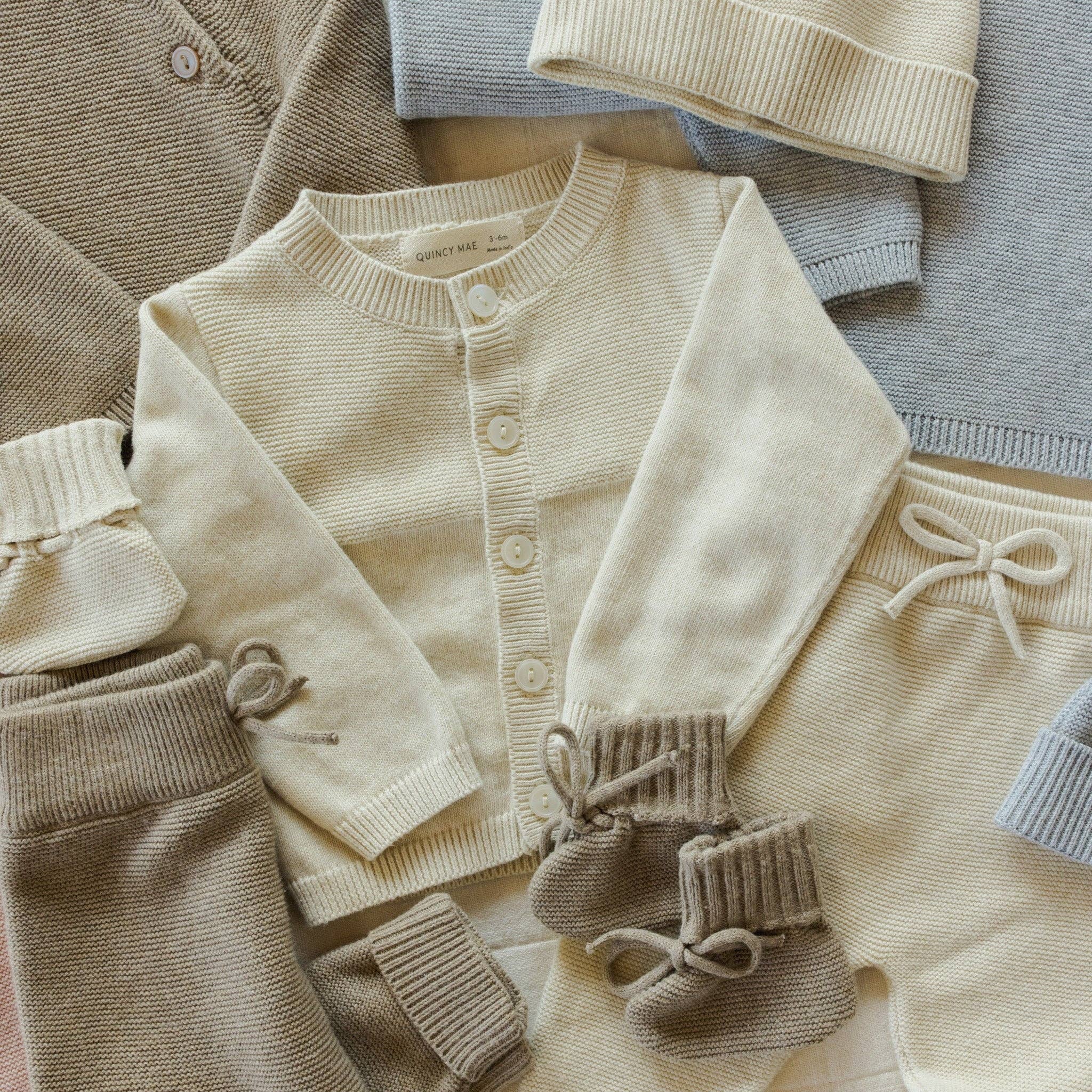 Baby 2-Piece Cream Fine-Knit Set