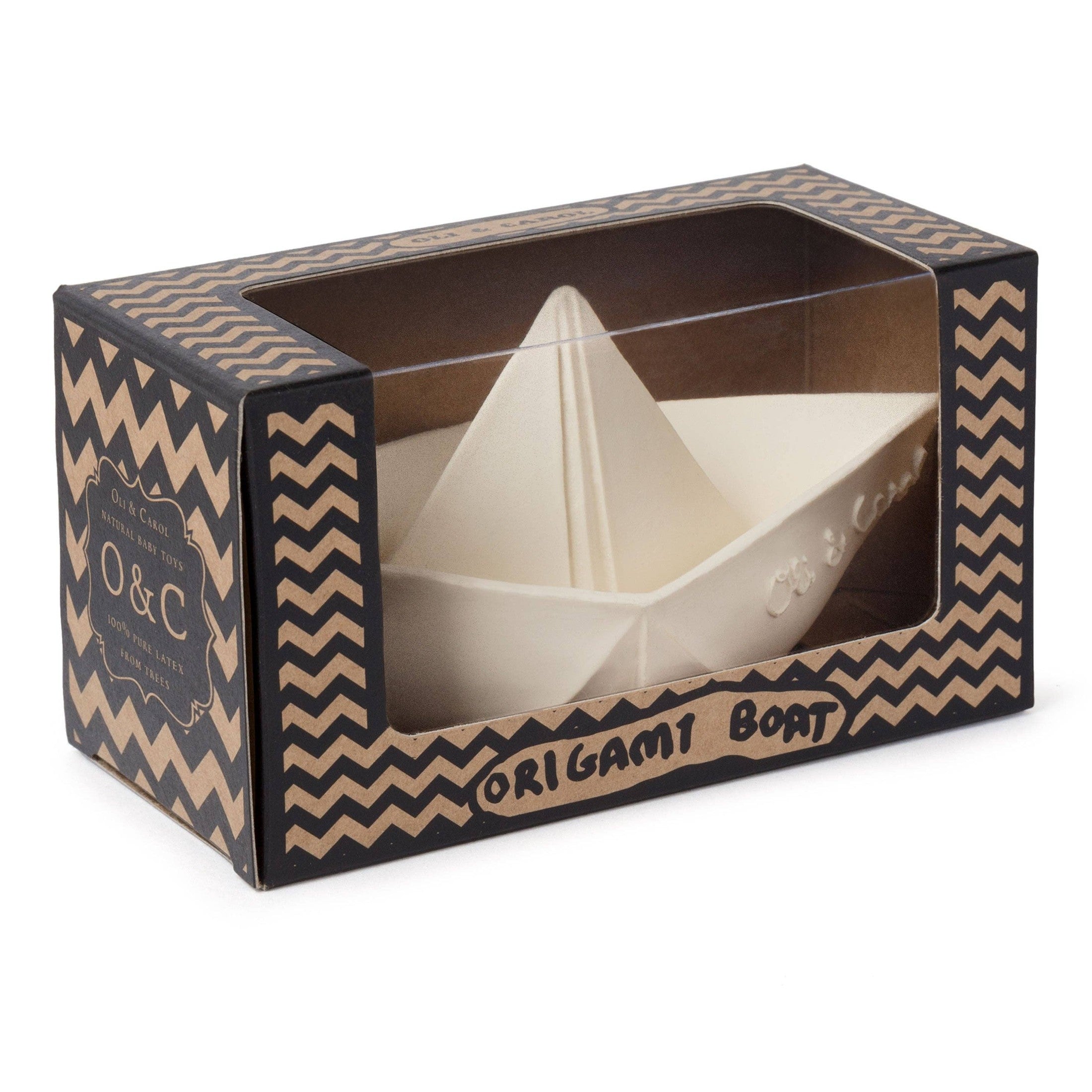 Origami Boat White
