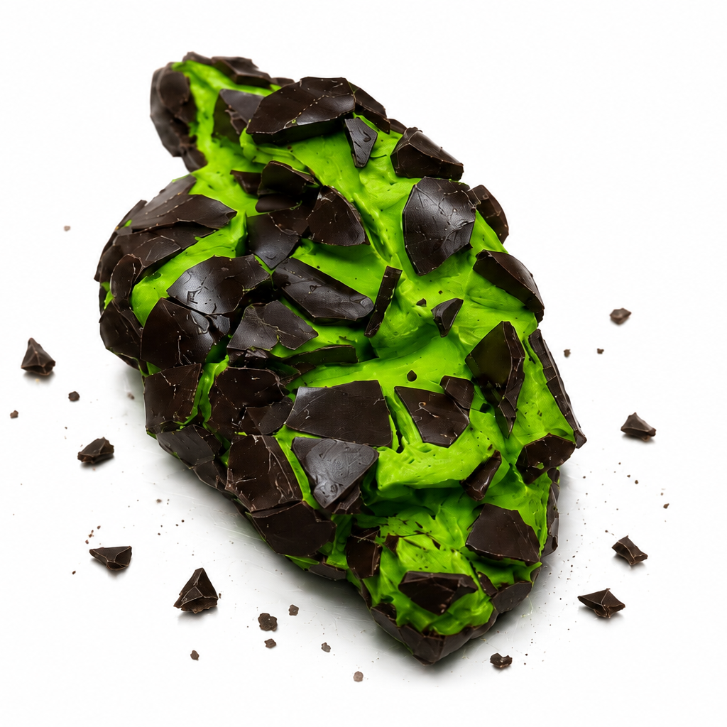 Green Chocolate Faux Crisp Choco Crunchy Squishy