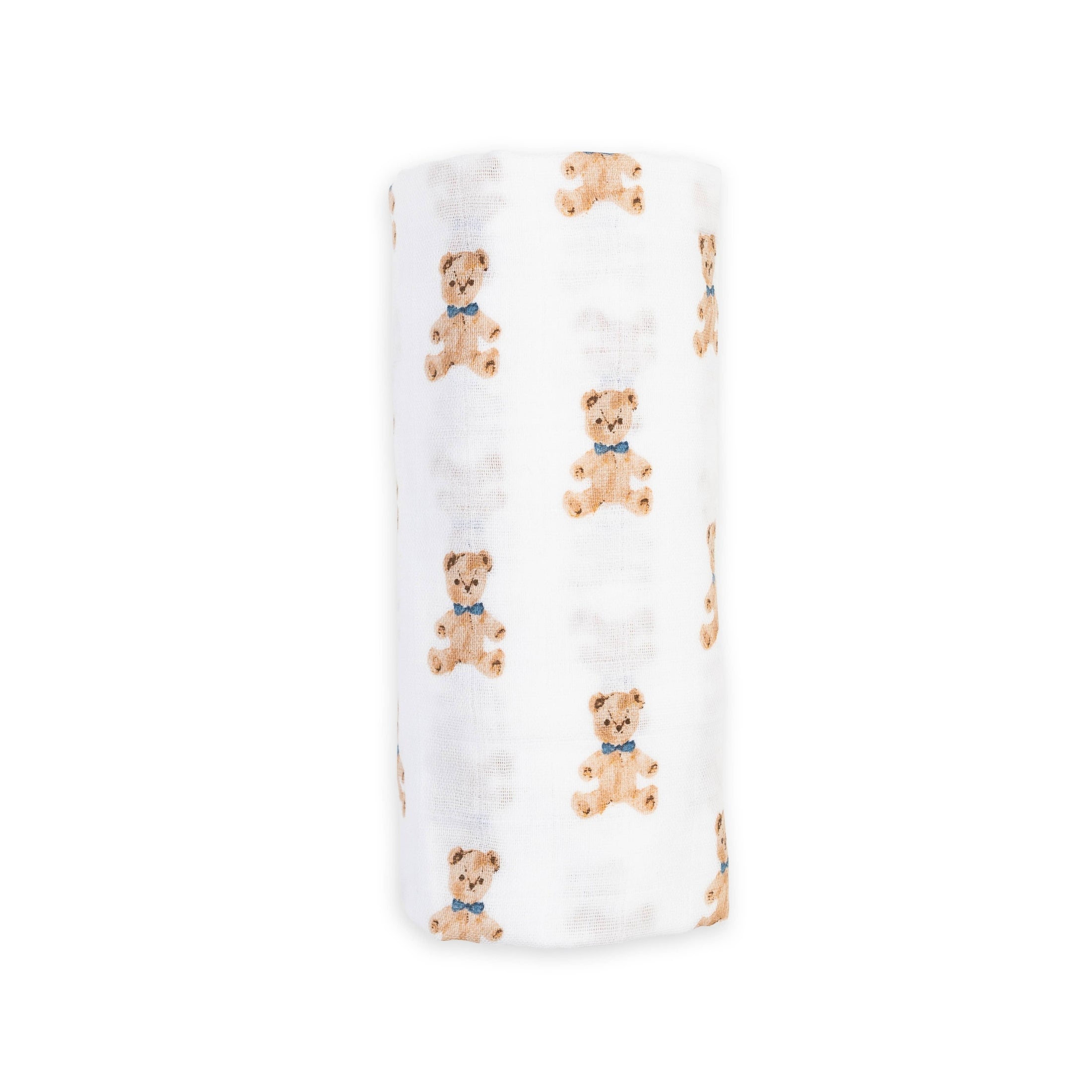 Vintage Bears Muslin Cotton Baby Swaddle Blanket