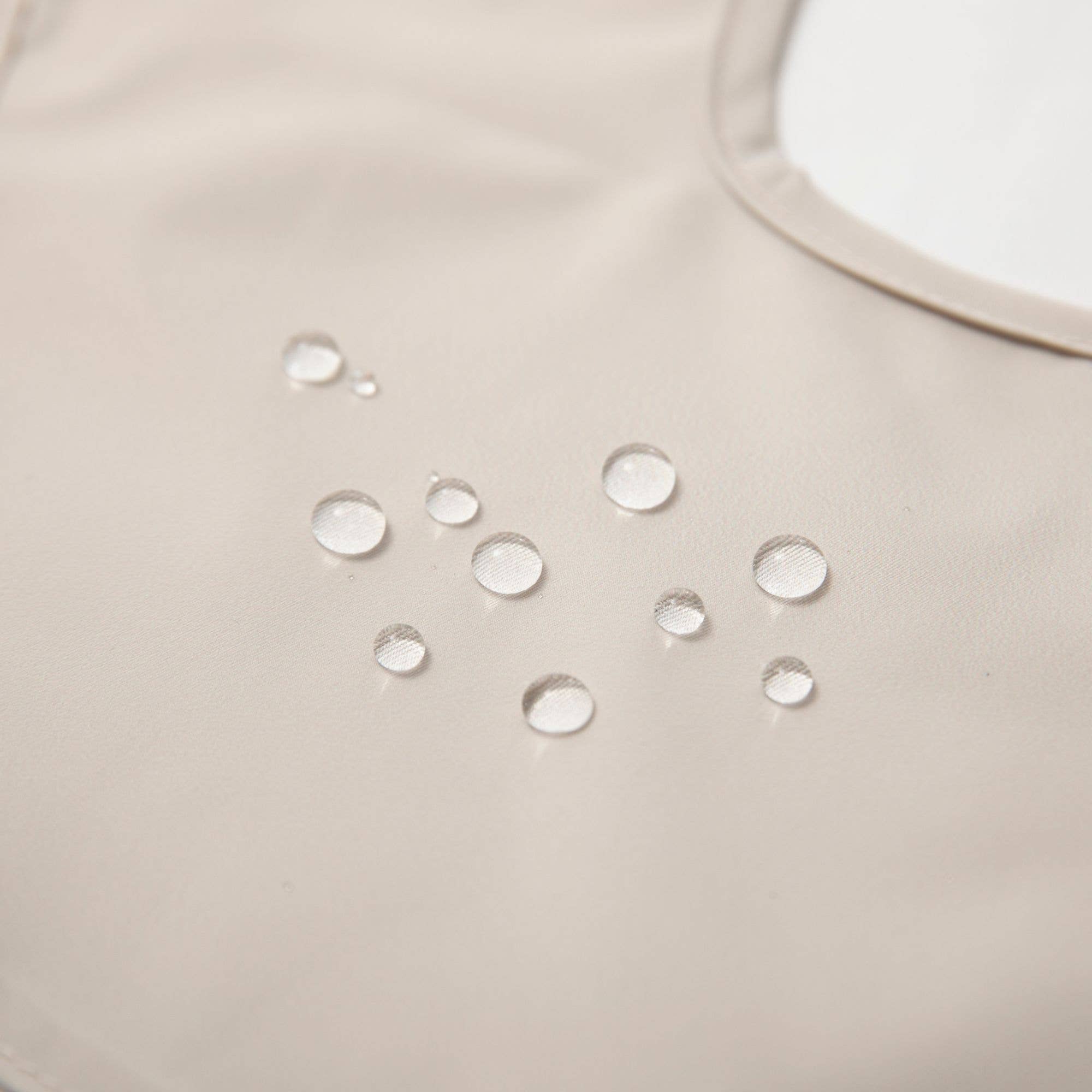 Neutral 3-pc Sleeveless Smock Bib Set for Baby & Toddler