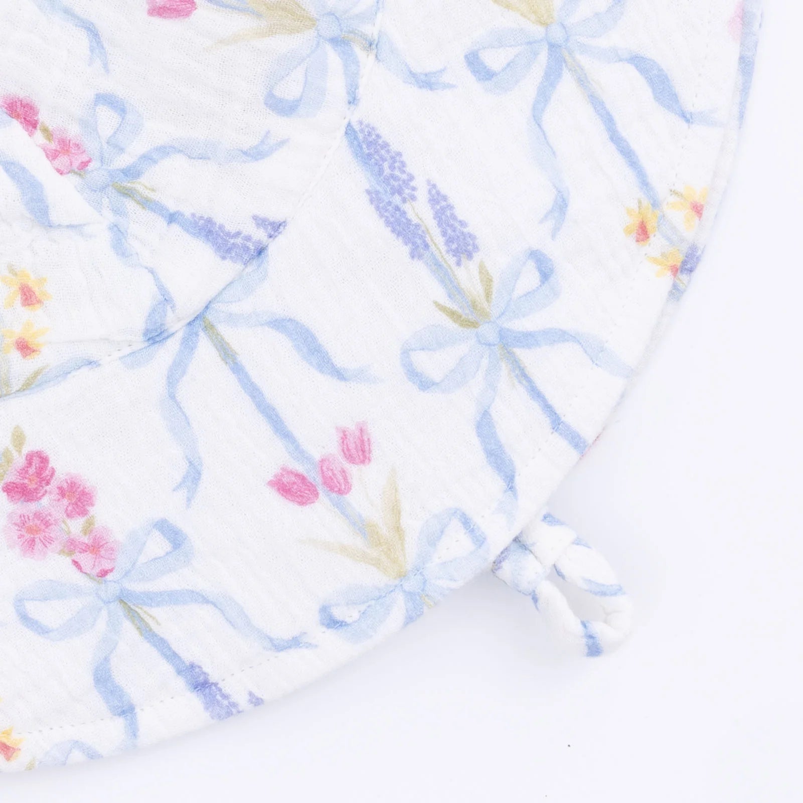 Wide Brim Sun Hat Ribbon Bouquets