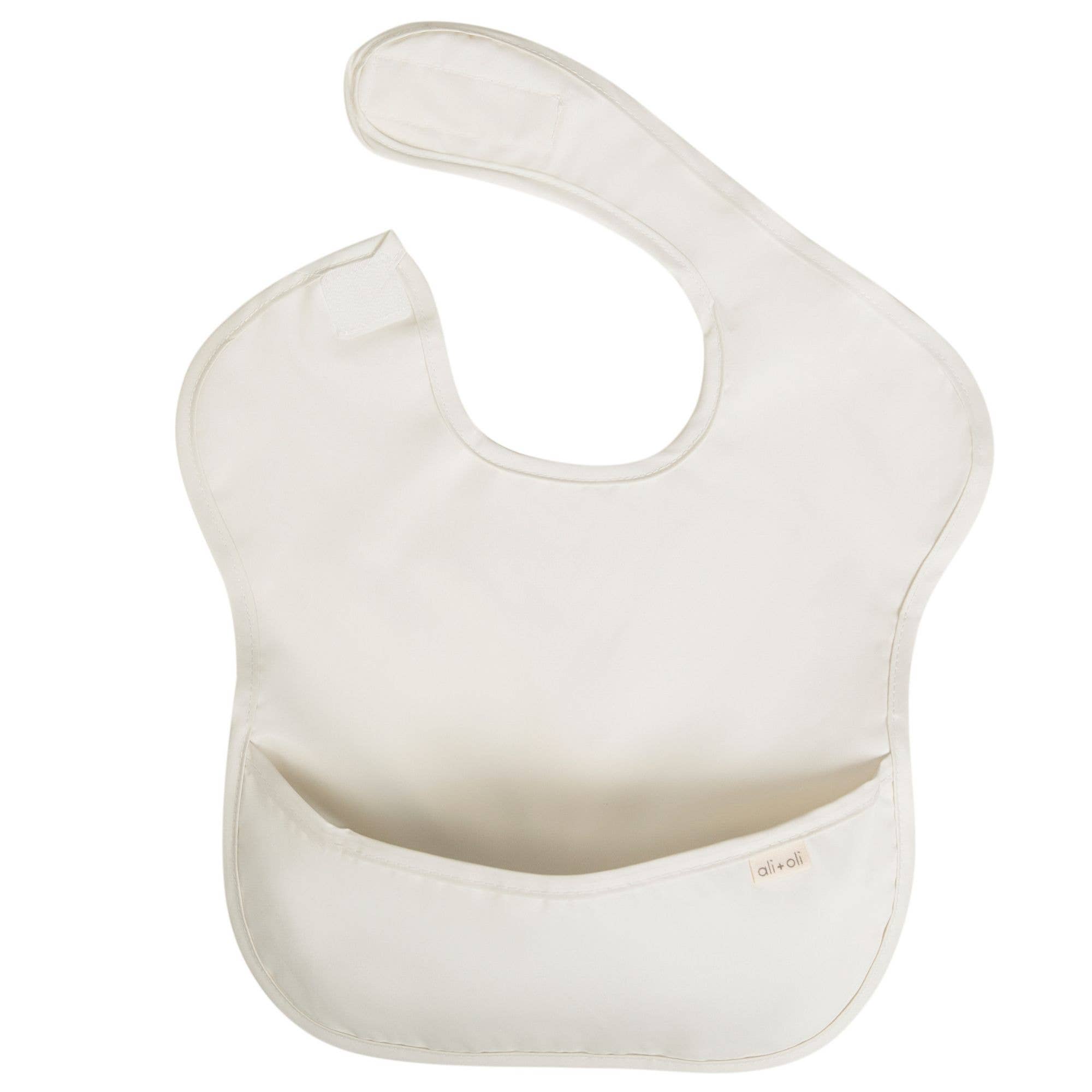 Neutral 3-pc Sleeveless Smock Bib Set for Baby & Toddler