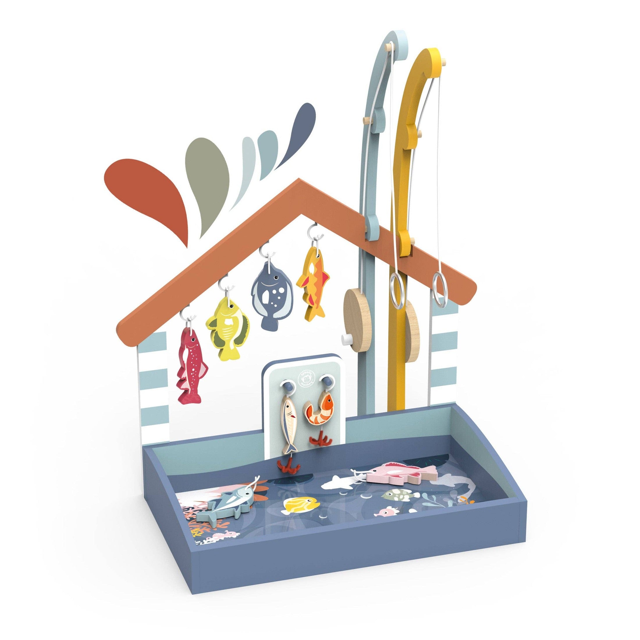 Wooden Fishing Club Set