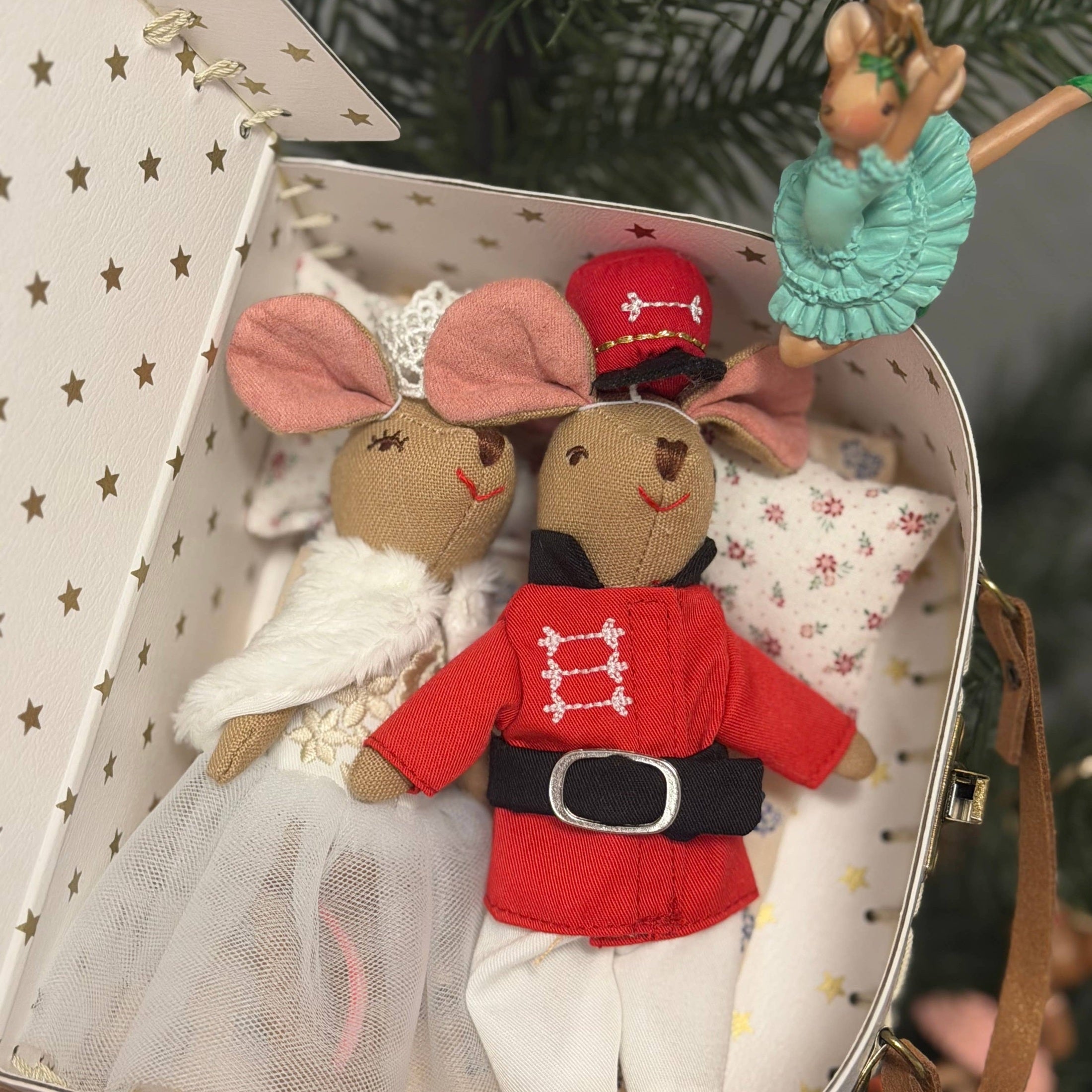 Handcrafted Nutcracker Mice