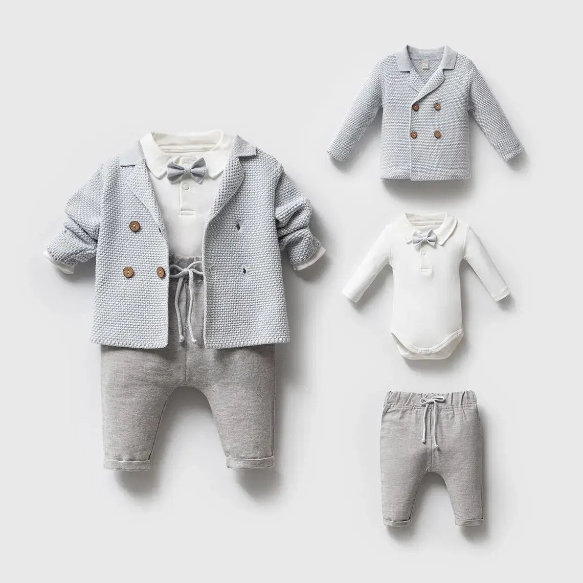 Baby Boy Blue Gentleman Outfit