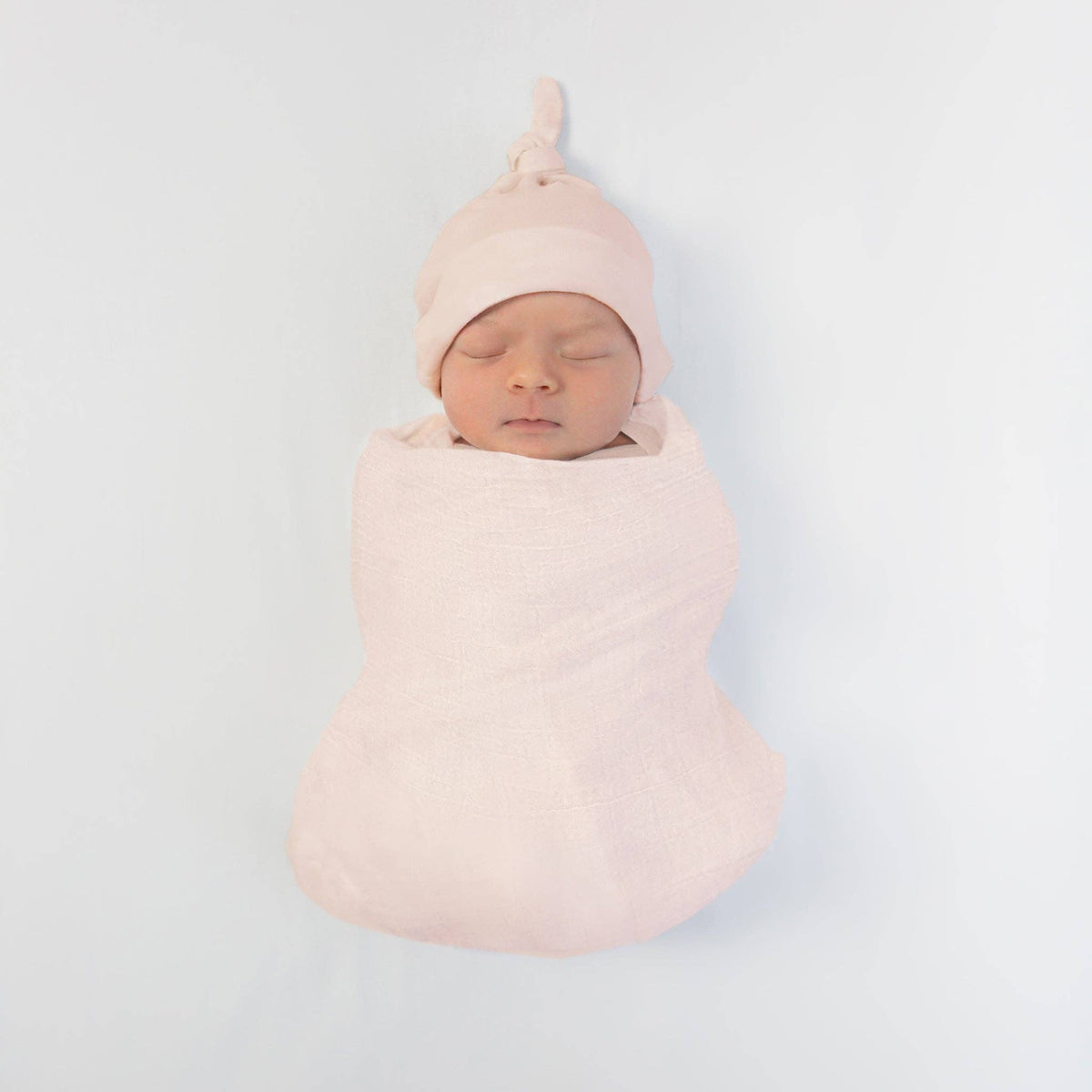 Organic Crinkle Dream Gauze Swaddle Blanket - Soft Pink