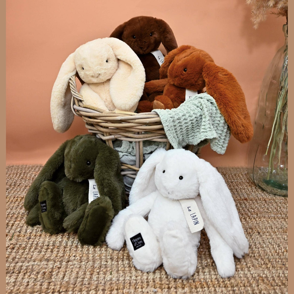 Coffee Bunny Plush: 12.6 inches