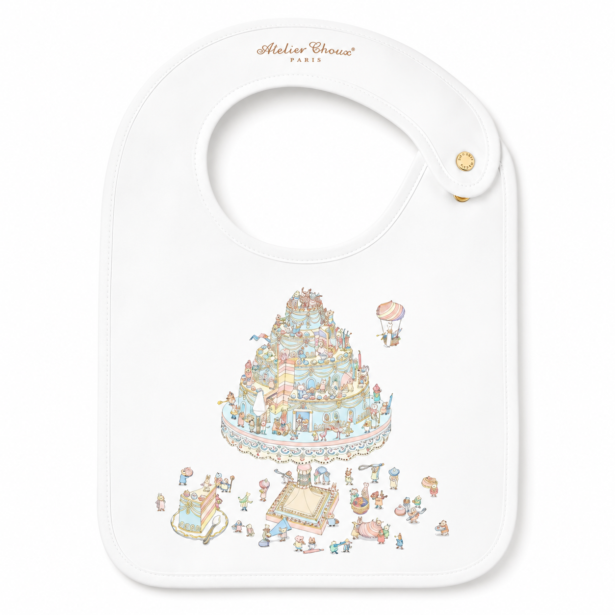 Satin Bib - Le Gateau (Cake!)