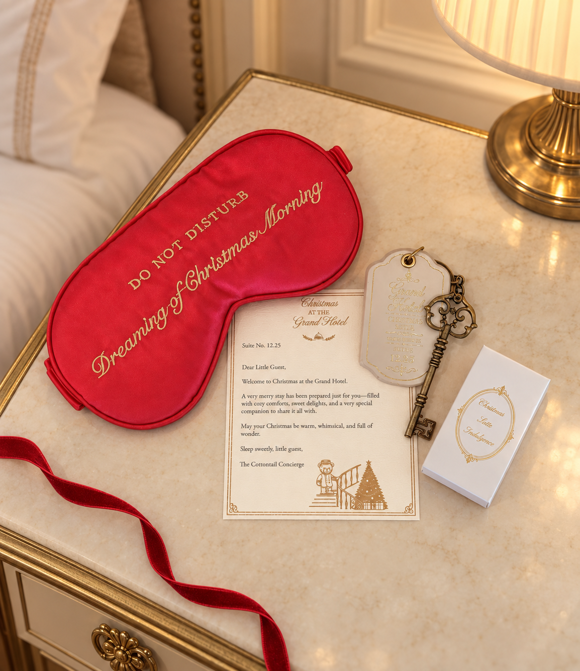 Christmas at the Grand Hotel - The Personalized Cottontail Gift Box
