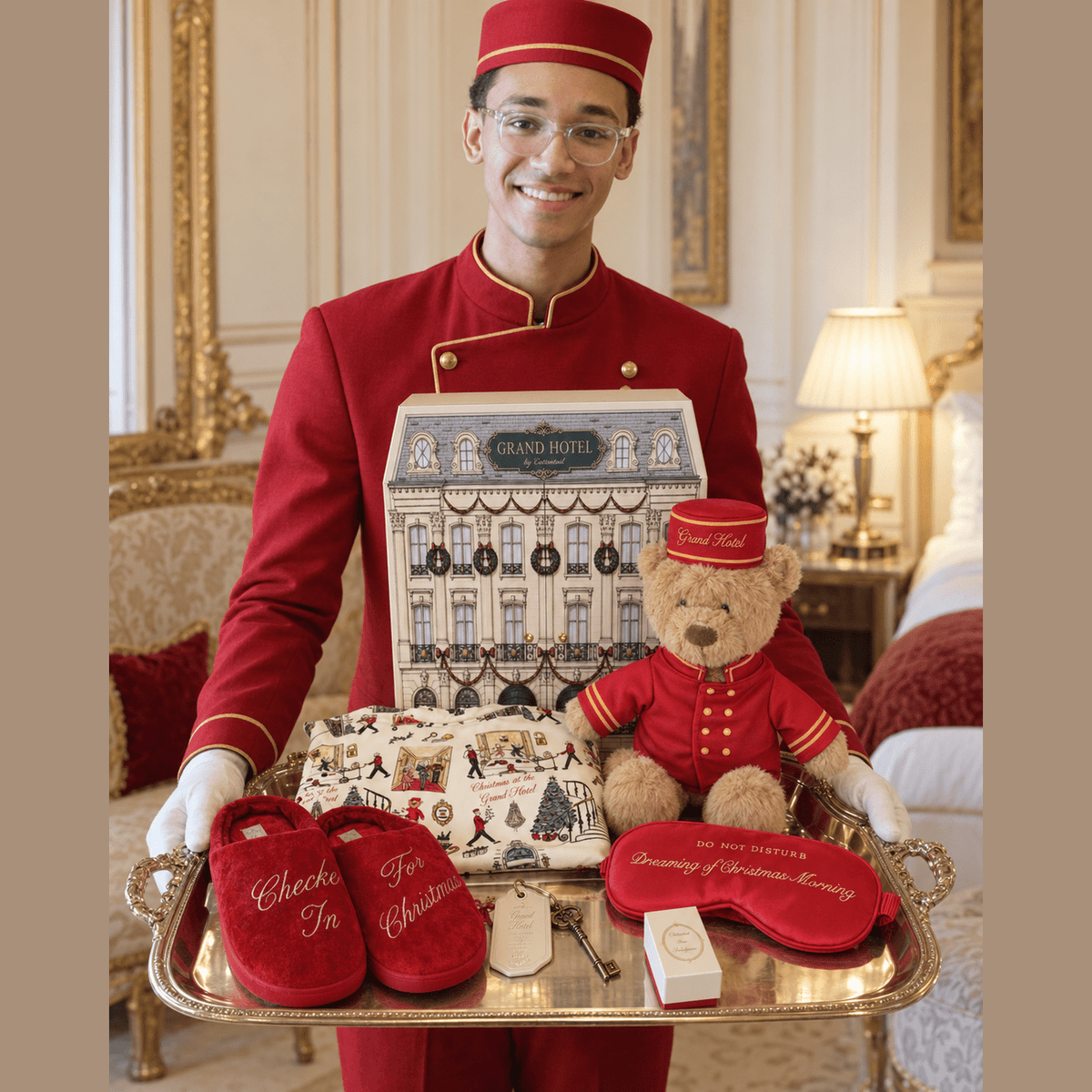 Christmas at the Grand Hotel - The Personalized Cottontail Gift Box
