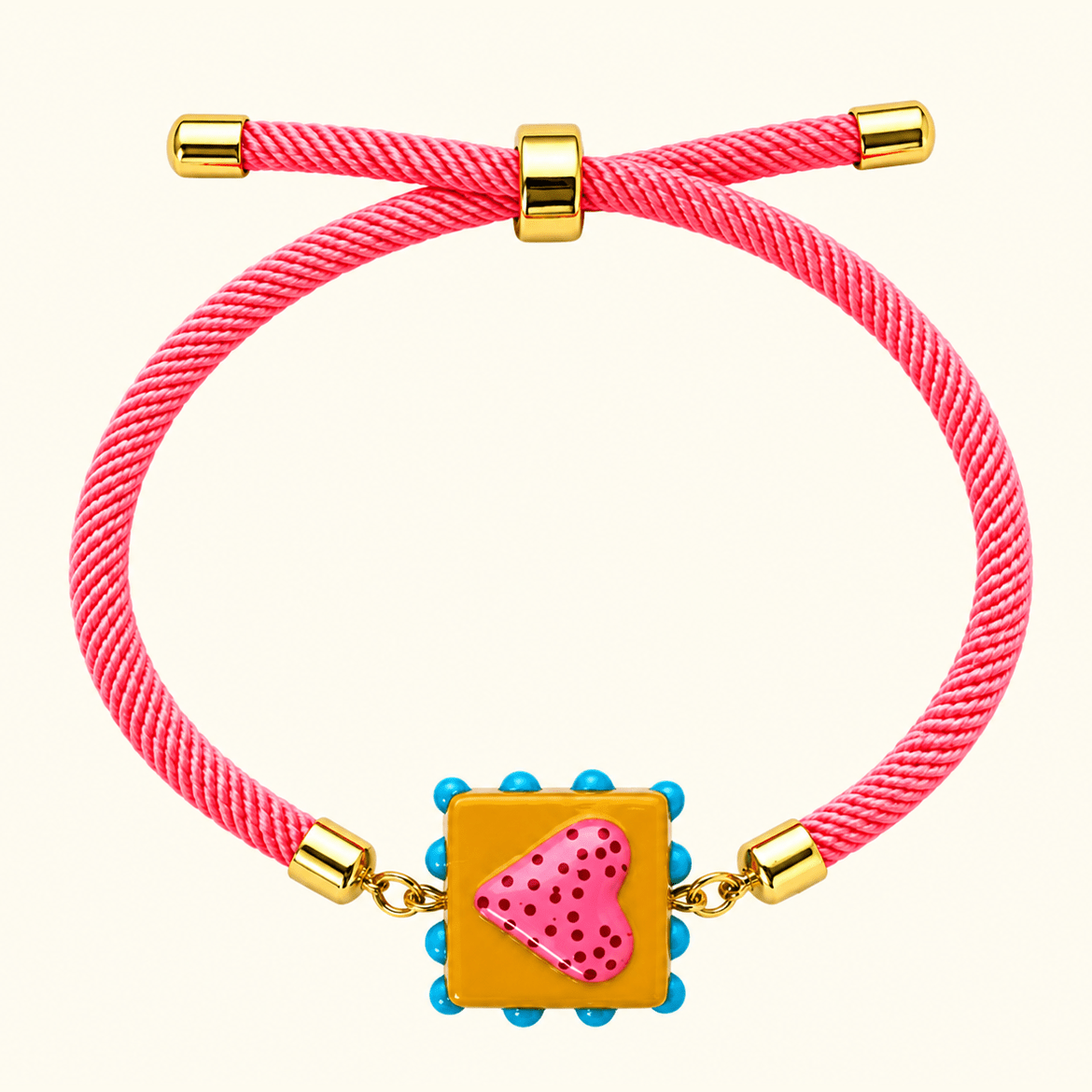Rope Charm Bracelet
