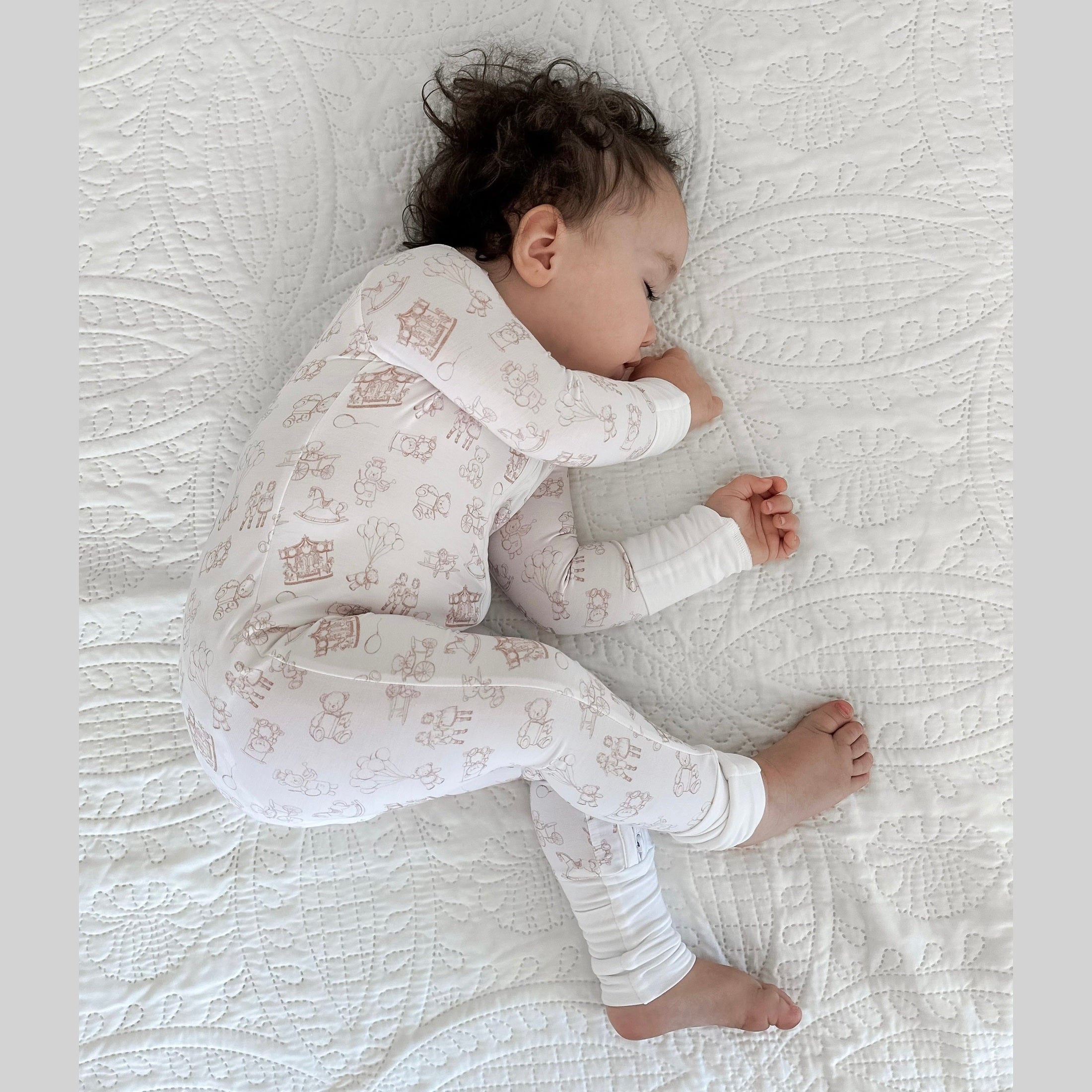 Darling Bebe Classic Two Way Zipper Playsuit