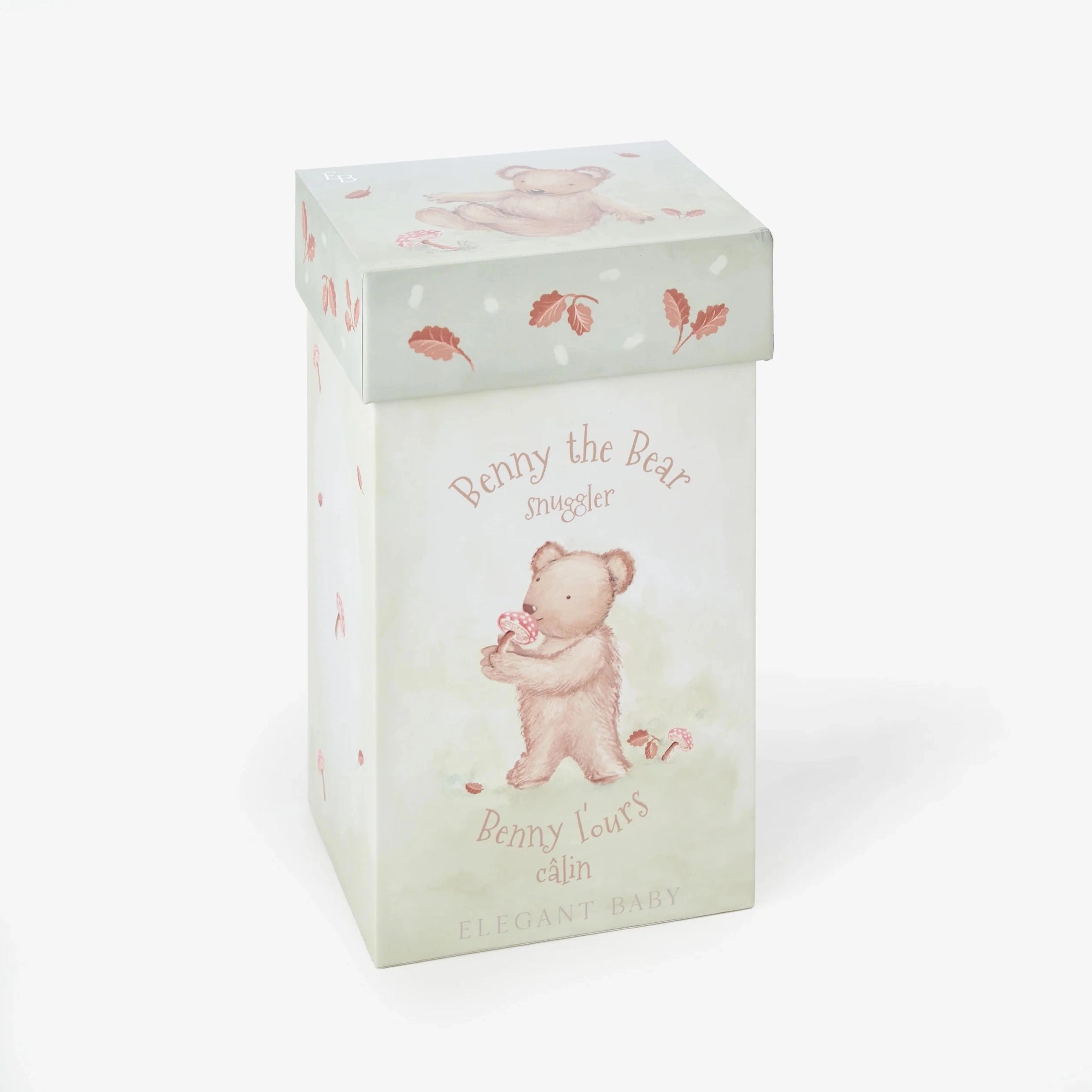Bear Snuggler Baby Security Blanket Gift Box