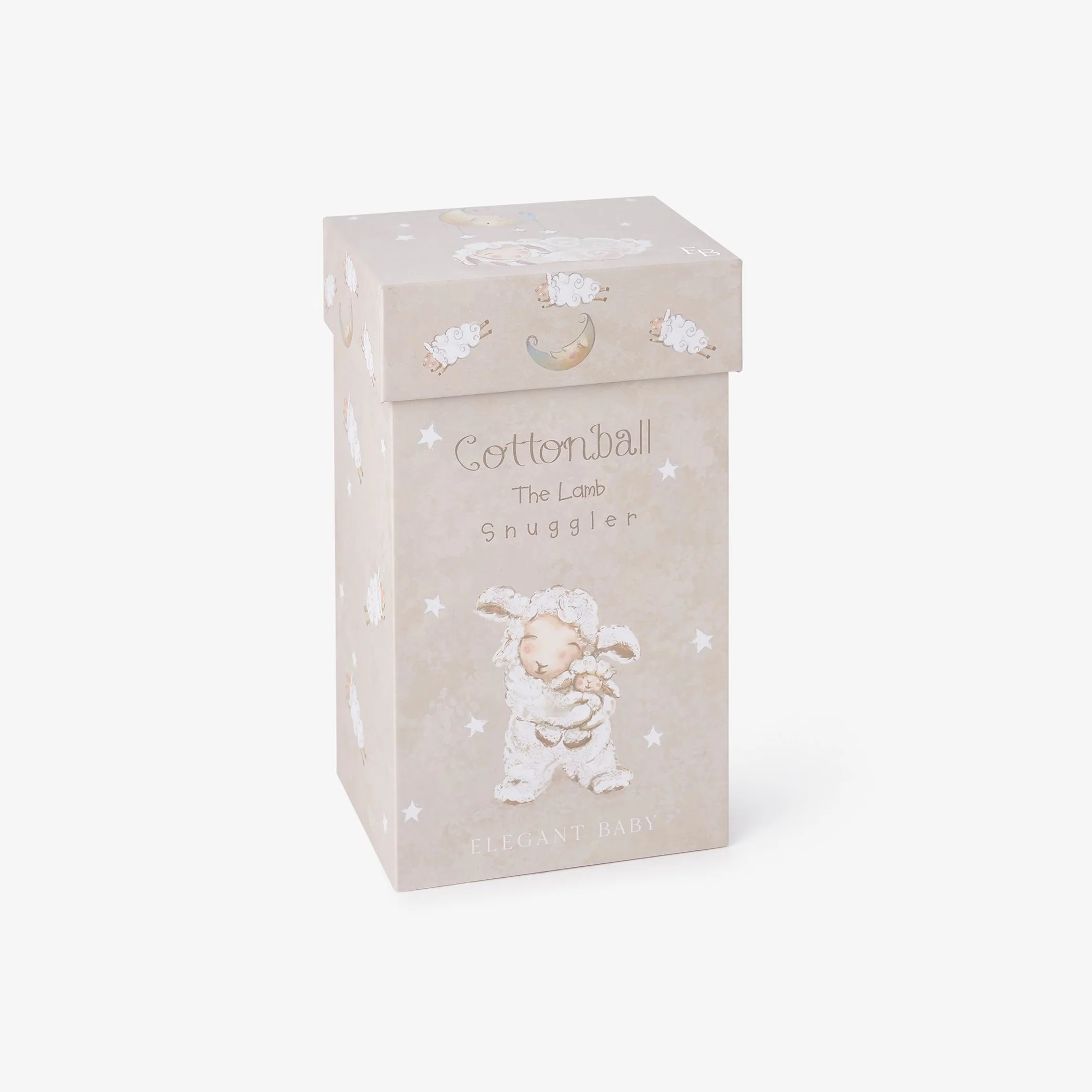 Cottonball the Lamb Snuggler Soft Blanket Gift Box