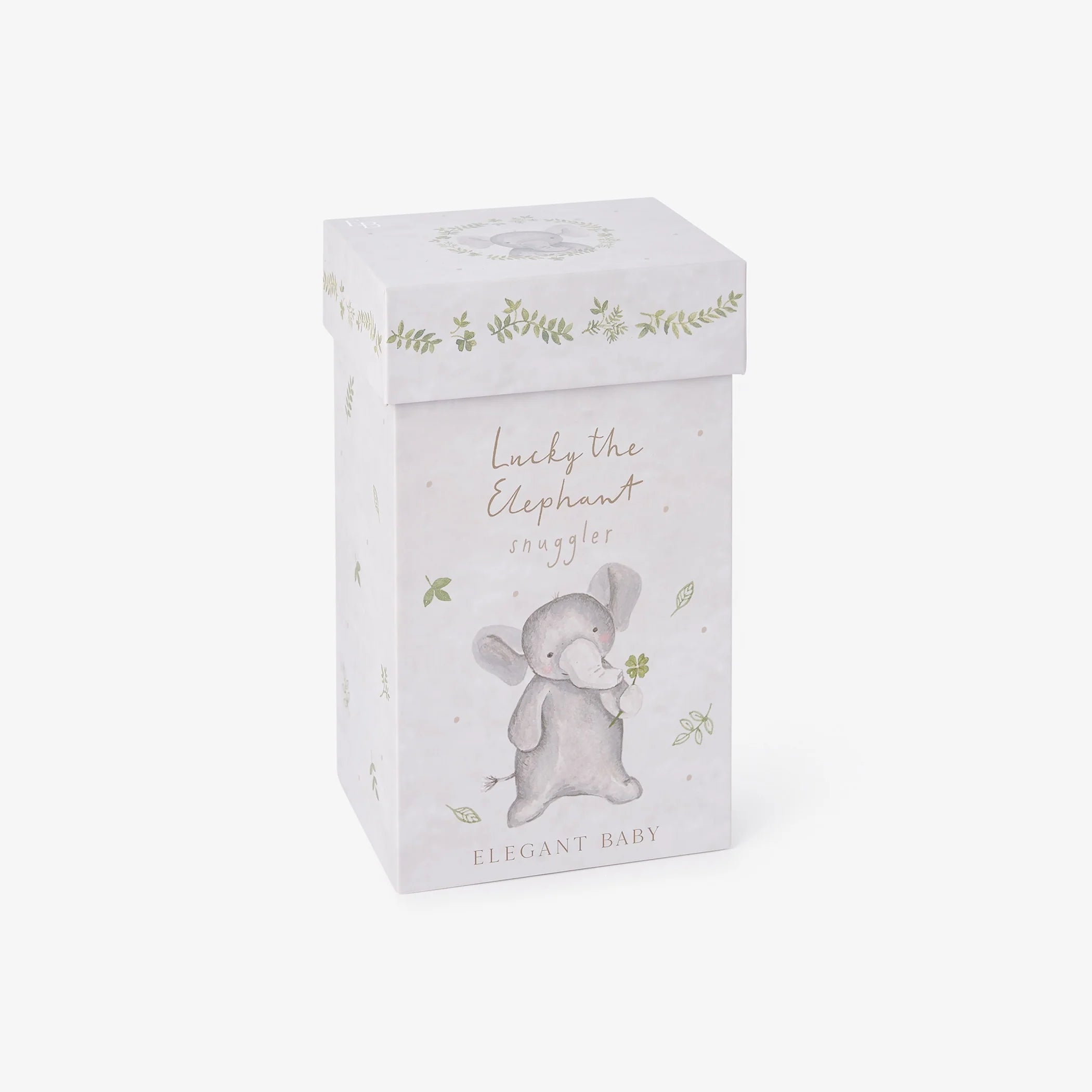 Lucky the Elephant Snuggler Soft Security Blanket Gift Box