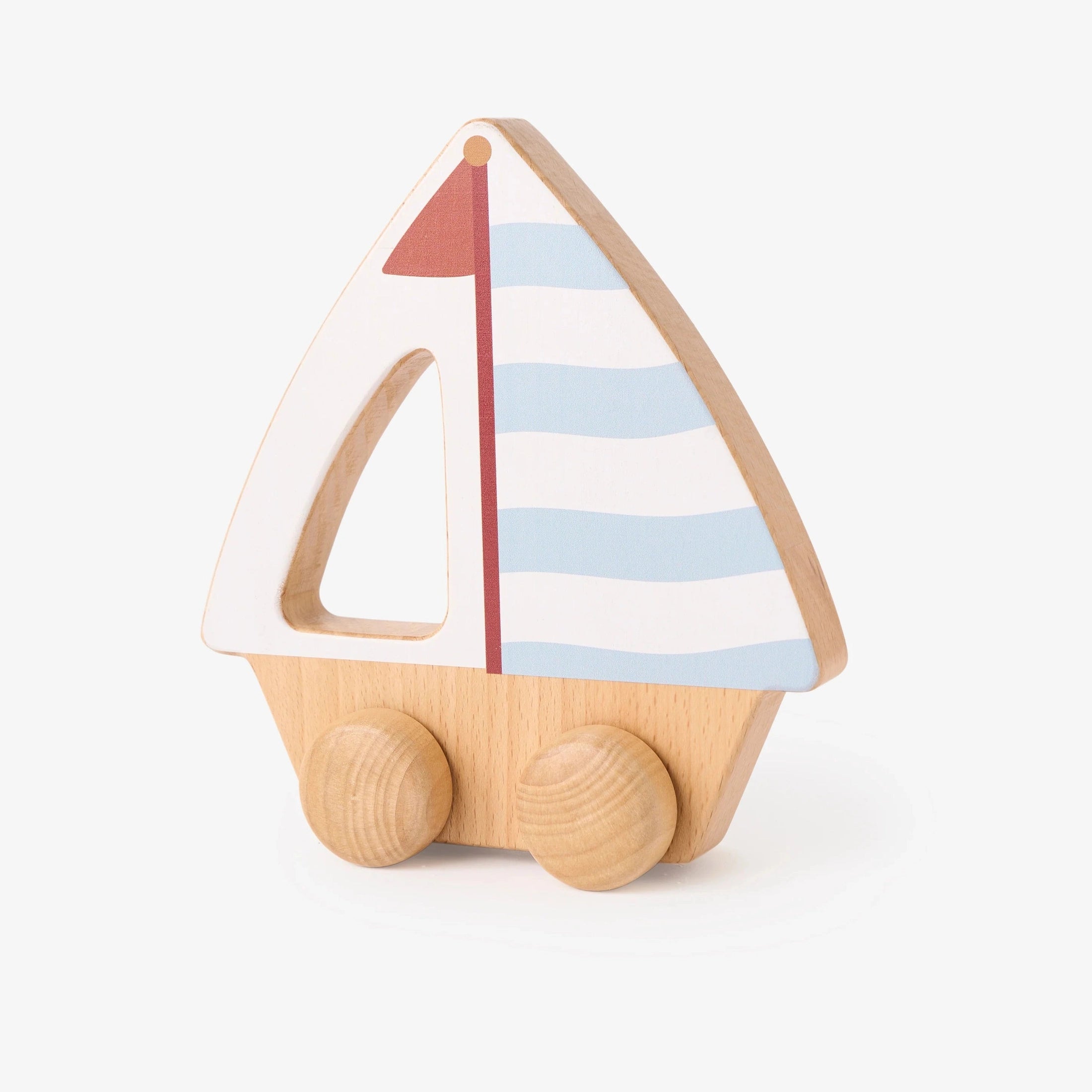 Wooden Toy Sailboat for Kids