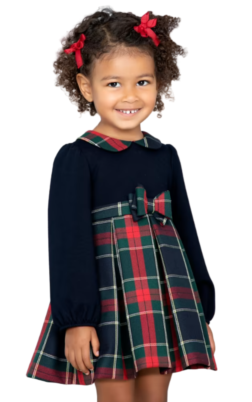 Navy tartan dress online
