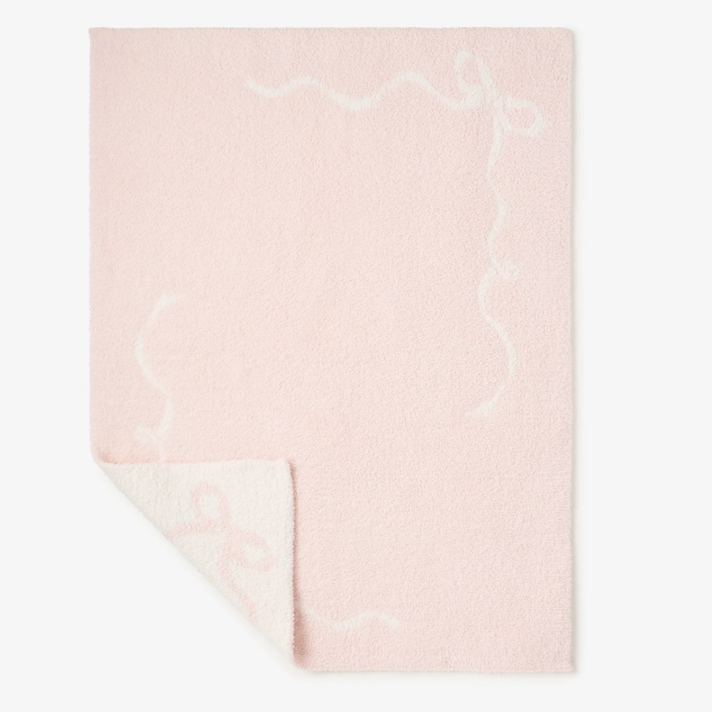 Soft Pink Baby Blanket for Newborn
